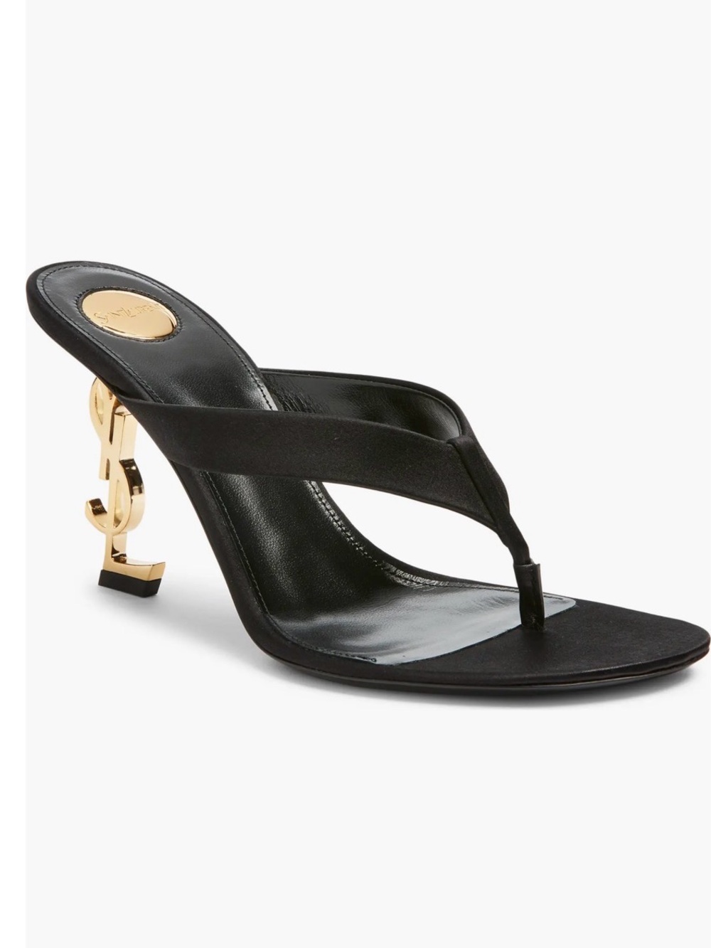 Saint Laurent OPYUM MULES IN SATIN CREPE